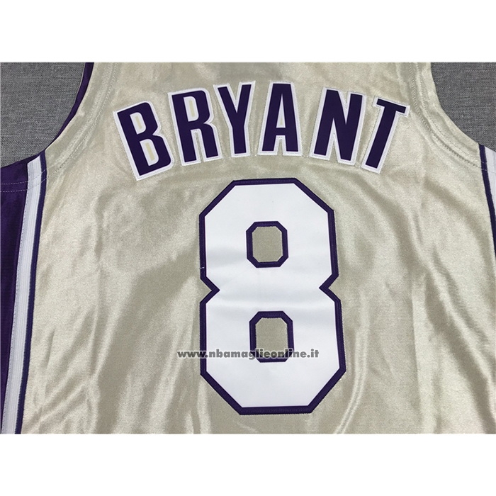 Maglia Los Angeles Lakers Kobe Bryant #8 Hardwood Classics Hall Of Fame 2020 Or